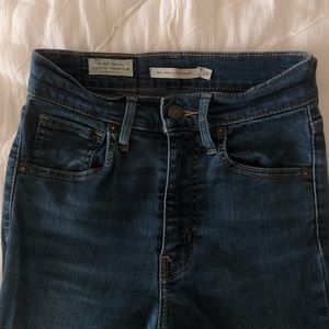 Classic Levi’s blue jeans
